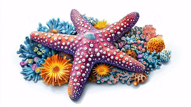 高清大图下载【趣麦麦图】海星图片素材下载