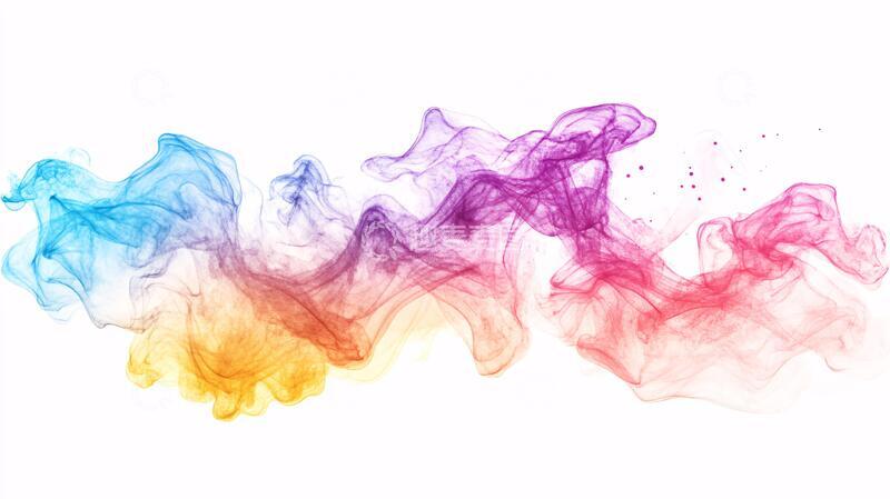 高清大图下载【趣麦麦图】彩色烟雾线条3