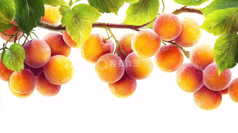 高清大图下载【趣麦麦图】红杏高清背景3