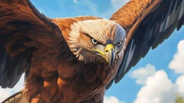 雄鹰插画雄鹰插画壮志