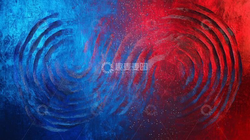 蓝色红色金色背景1