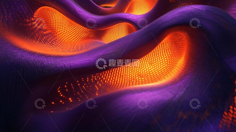 高清大图下载【趣麦麦图】立体渐变发光体设计7