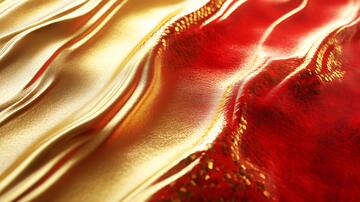 红金素材丝绸高端大气