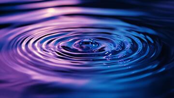 概念涟漪水滴海报