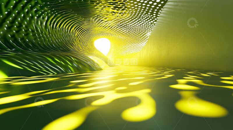 高清大图下载【趣麦麦图】绿色炫酷背景1
