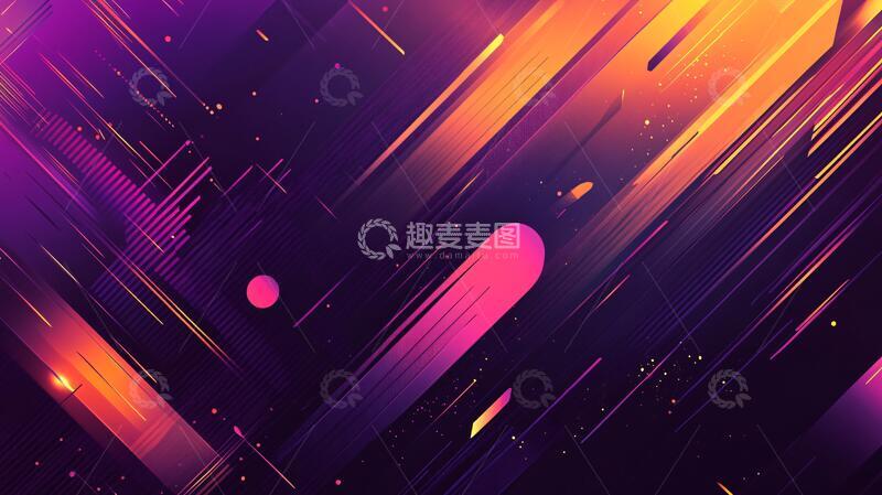 高清大图下载【趣麦麦图】科技风渐变背景4