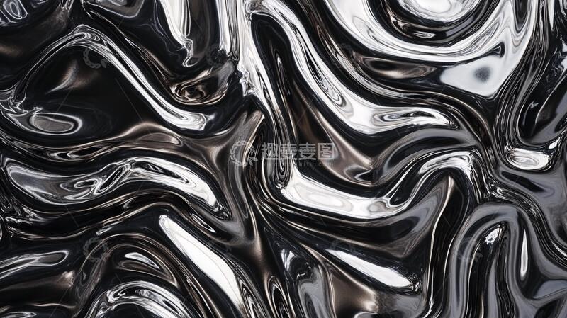 高清大图下载【趣麦麦图】液体金属金属流体液体