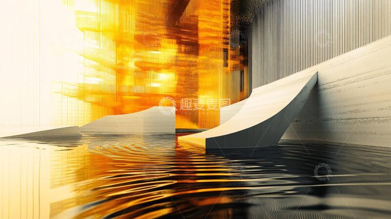 高清大图下载【趣麦麦图】抽象建筑风光1