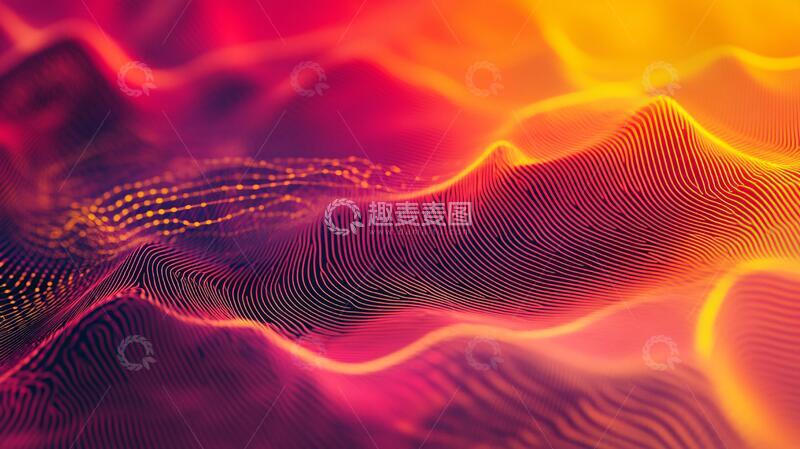 高清大图下载【趣麦麦图】科技风渐变背景5