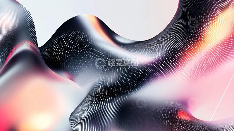 高清大图下载【趣麦麦图】立体感酷炫渐变背景3