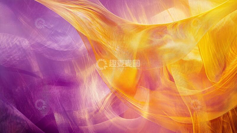 高清大图下载【趣麦麦图】丝绸绚丽的线条
