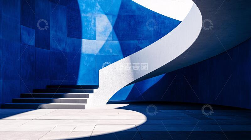 高清大图下载【趣麦麦图】抽象台阶阶梯