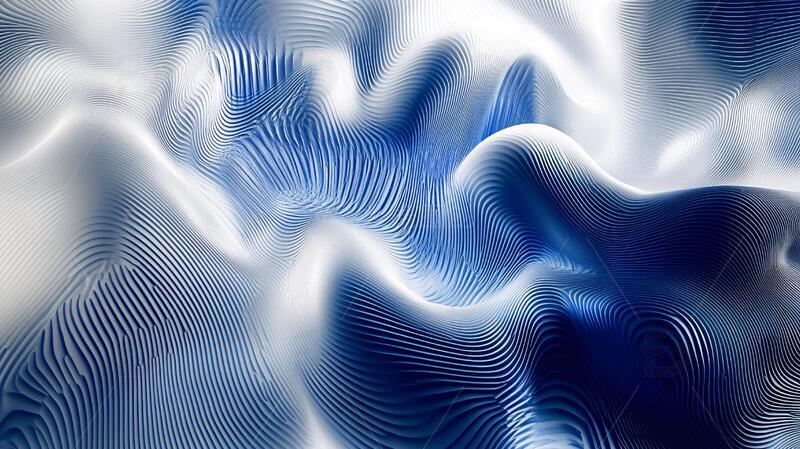 高清大图下载【趣麦麦图】幻彩流体抽象线条背景6