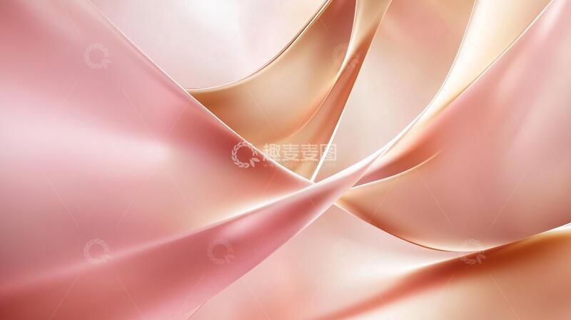 高清大图下载【趣麦麦图】玫瑰金渐变玫瑰粉色壁纸