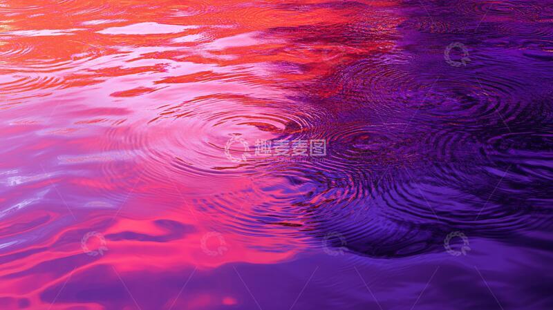 高清大图下载【趣麦麦图】渐变色水面水面水纹波纹