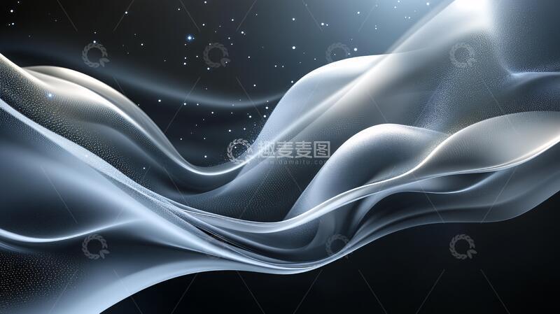 高清大图下载【趣麦麦图】冷色调动感线条