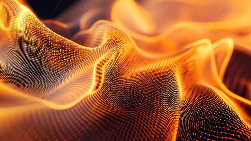 高清大图下载【趣麦麦图】金色线条艺术1