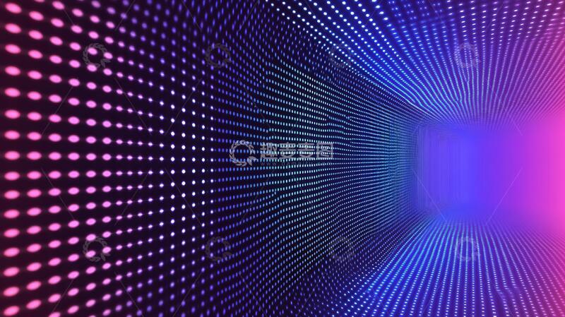 高清大图下载【趣麦麦图】声光隧道隧道背景灯光1