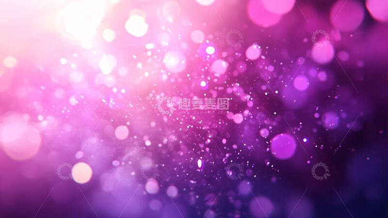 高清大图下载【趣麦麦图】梦幻紫色闪光壁纸素材