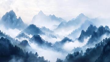 云雾意境山水2