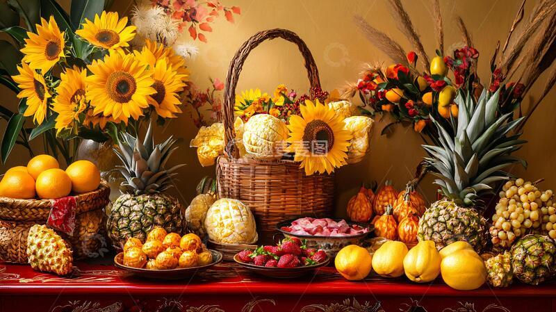 高清大图下载【趣麦麦图】鲜花水果向日葵动物1