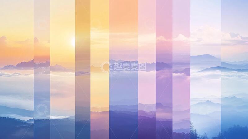 高清大图下载【趣麦麦图】创意大气渐变2