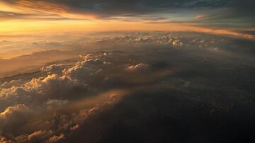 天际云海图航拍壁纸天际