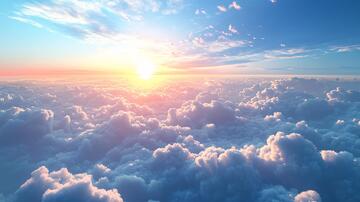 日出云海日出云海天空1