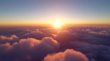 日出云海日出云海天空