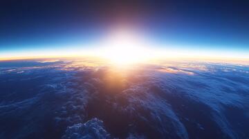 地球曙光地球大气星球