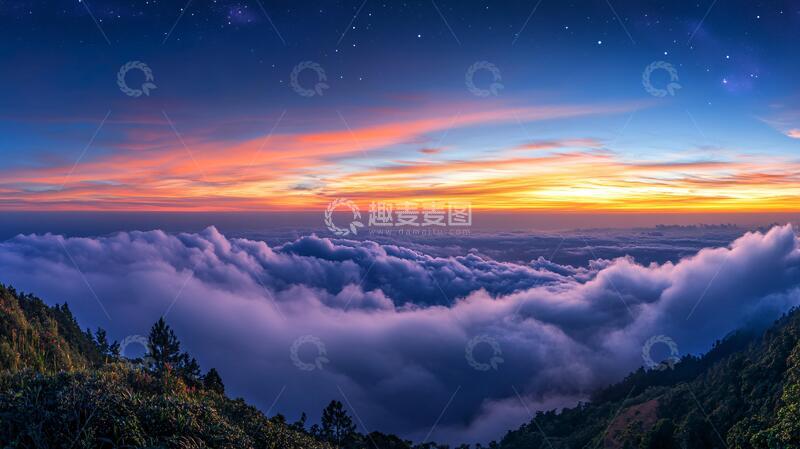 高清大图下载【趣麦麦图】牛背山风光壁纸1