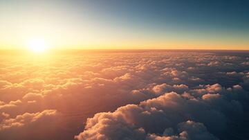 云海日出日出日落天空