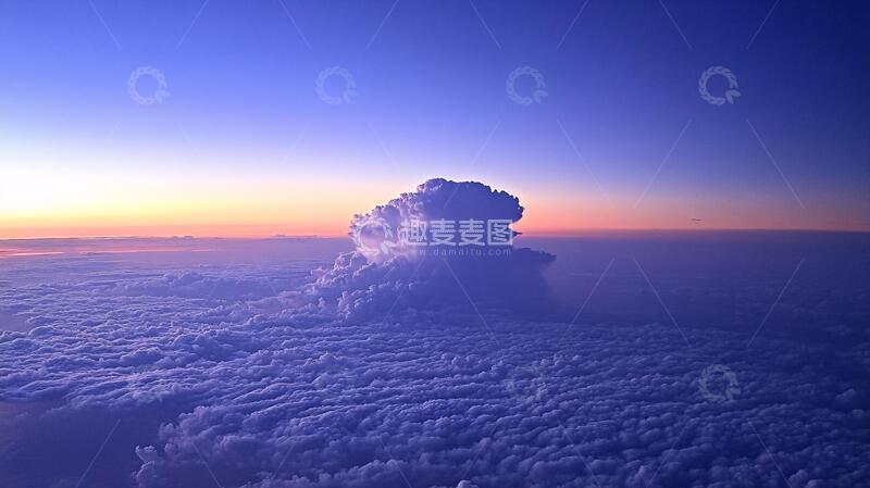 高清大图下载【趣麦麦图】-天际云海图云朵图片天际