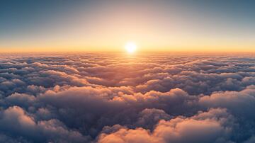 全景云海图航拍云端全景