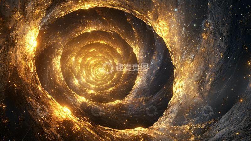 高清大图下载【趣麦麦图】-吊顶喷画宇宙漩涡3