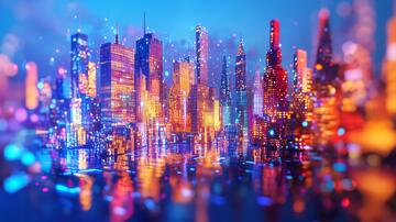 现代科技城市缤纷炫彩7
