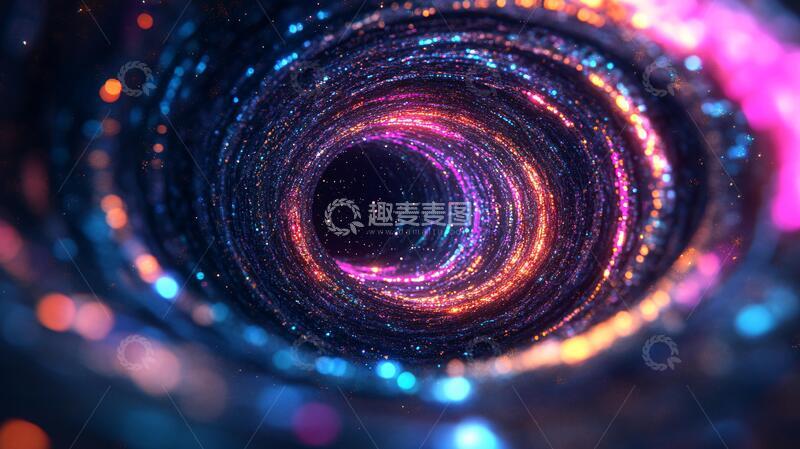 高清大图下载【趣麦麦图】虫洞艺术宇宙漩涡艺术