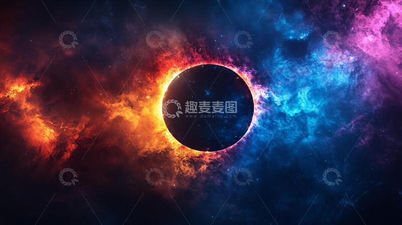 高清大图下载【趣麦麦图】创意酷炫特效壁纸桌面1