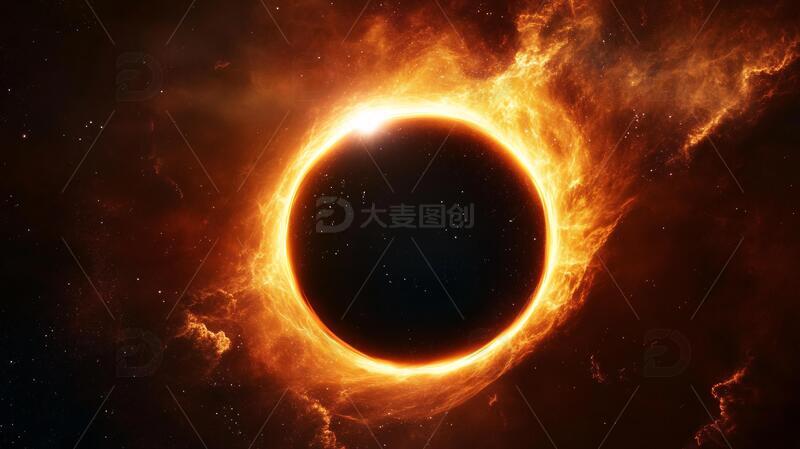 高清大图下载【趣麦麦图】年日环食日食壁纸宇宙