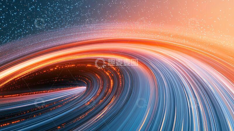高清大图下载【趣麦麦图】轨迹炫彩背景1