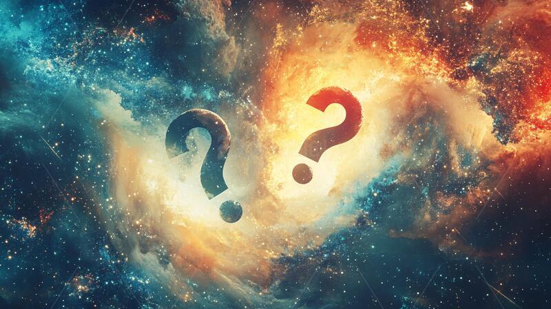 高清大图下载【趣麦麦图】素材问号背景图3