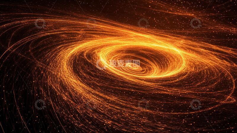 高清大图下载【趣麦麦图】漩涡星系装饰画