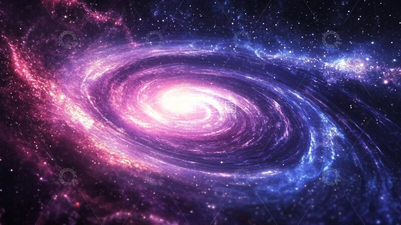 高清大图下载【趣麦麦图】漩涡星系星云宇宙