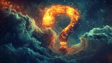 素材问号背景图4