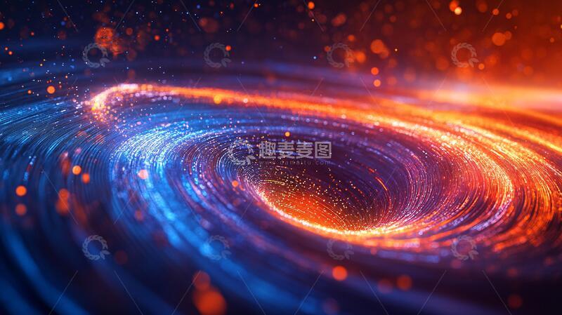 高清大图下载【趣麦麦图】光线光感旋涡元宇宙8