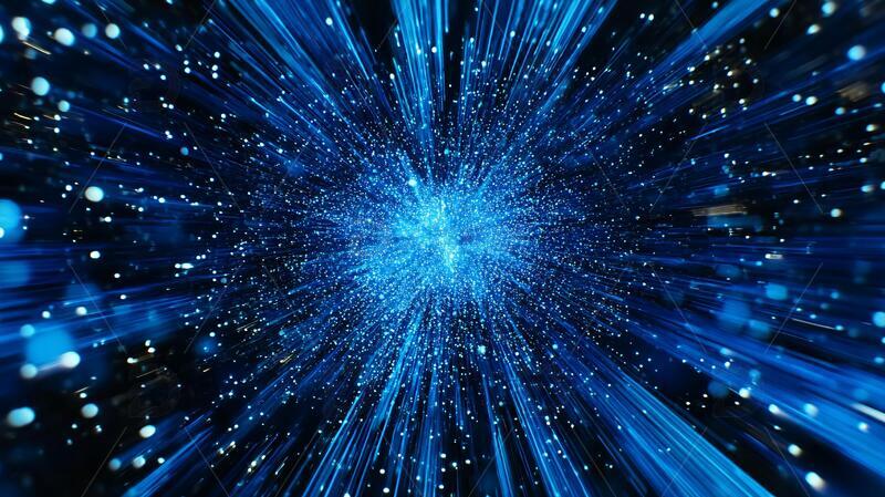 高清大图下载【趣麦麦图】科技光线汇聚背景3