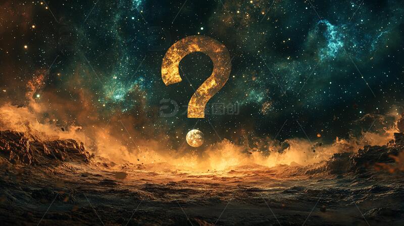 高清大图下载【趣麦麦图】唯美宇宙会议背景2