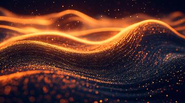 金色线条金色背景科技