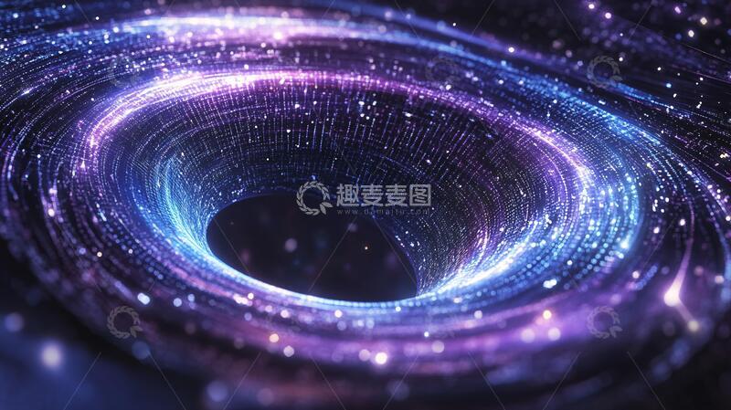 高清大图下载【趣麦麦图】光线光感旋涡元宇宙7