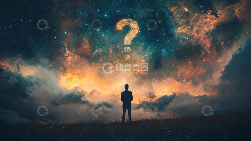 高清大图下载【趣麦麦图】仰望星河的人5